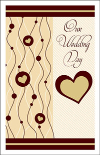 Wedding Program Cover Template 14C - Graphic 5